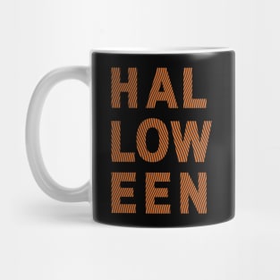 HALLOWEEN Scary Spooky Letters Mug
